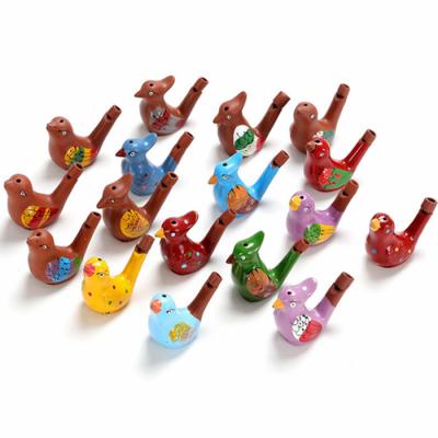 China Fun Kids Gifts Cute Animal Shape Music Water Bird Whistling Gifts for sale