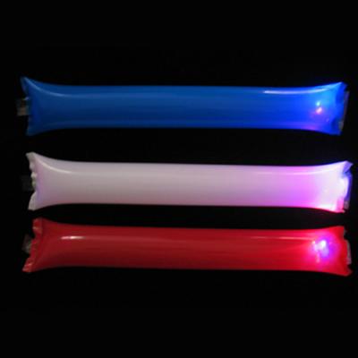 China Wholesale Custom PE/Foil PET Led Glow Sticks Inflatable Flapper Kick Kick Stick for sale