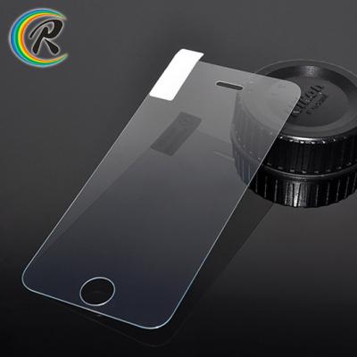 China Anti oil 9H with packing case tempered glass screen protector for iphone 5 tempered glasses for sale