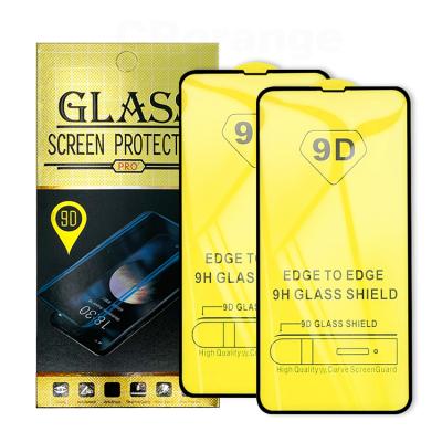 China Anti Oil For iPhone 12 Pro Max Screen Protector 9D HD Clear Film 9H Full Coverage Tempered Glass For Apple iPhone 13 for sale