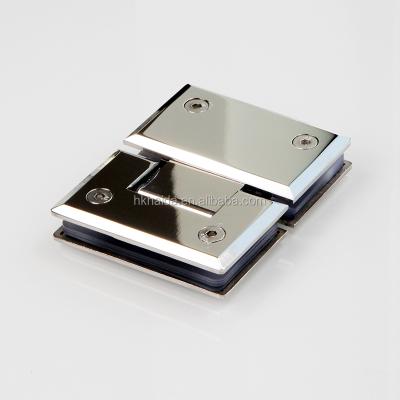 China Modern HSH-180 180 Degree Glass To Flange Shower Door Mounting Glass Bathroom Hinge for sale