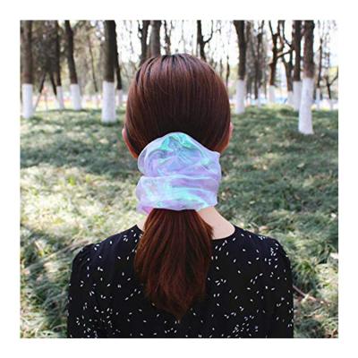 China Fashion Scrunchies Soft Elastic Hair Drying Scrunchy Fuzzy Hair Ties Ropes Thick Scrunchies for sale