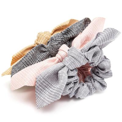 China Fashion Custom Scrunchies Personalized Design Hair Scrunchies Girls Elastic Ponytail Holder Hair Tie for sale