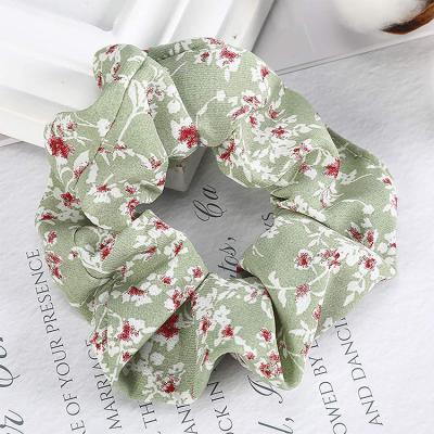 China Fashion Wholesale Women Solid Color Hair Scrunchies Elastic Band Hair Ties Custom Satin Scrunchies For Girls for sale