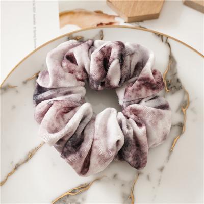 China Fashion Satin Scrunchies Elastic Hair Ponytail Holder Hair Scrunchies Vintage Hair Ties Accessories for sale