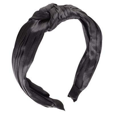 China Fashion Women's Hair Accessories Hairband Girls Cloth Bow Trendy Wholesale Custom Headband for sale