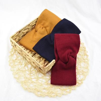 China European and American fashion betrayal knitting headband with hearing protection for sale