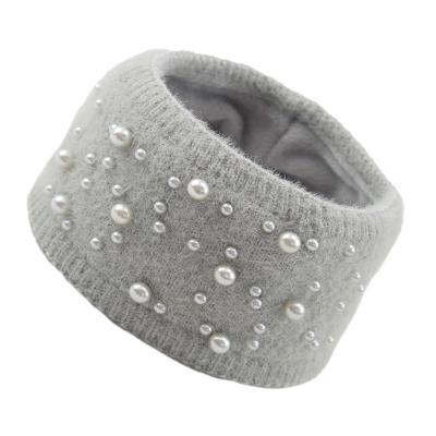 China Fashionable Winter Ear Warmer Knitting Organic Headband Ecfriendly Custom Embroidered Organic Headband for sale