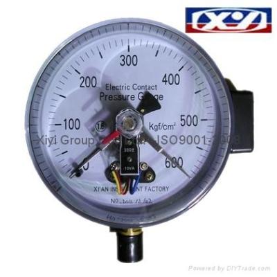 China Pressure Gauge with Electric Contacts for sale