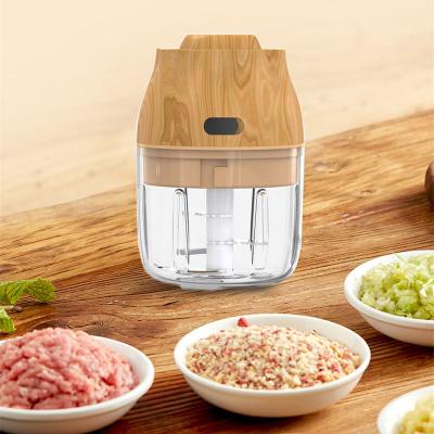 China Wholesale Viable Home Portable Rechargable Blender Portable Rechargeable Blender Fruit Crusher Garlic USB Radio Kitchen Use Electric Cleaver for sale