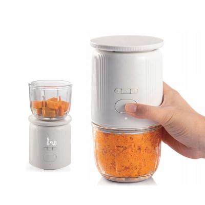 China New Viable Innovative Portable Filling Scale Mini Chopper Digital Sauce Blender Coffee Grinder USB Fruit Meat Baby Food Processor for sale