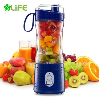 China New Design 4000 Mah Household Fruit Mixer Six Blades USB Juicing Portable Electric Handheld Rechargeable Blender for sale