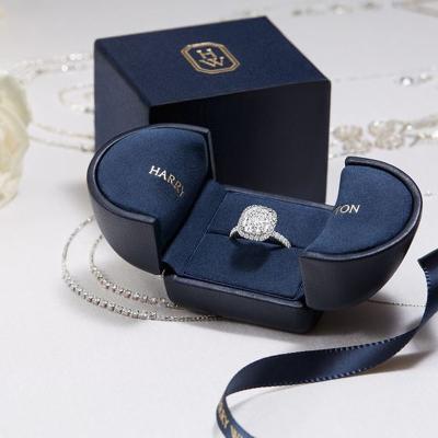 China Newest Velvet Jewelery Packing Box Luxury Custom Ring Necklace Pendant Pendant Jewelry Boxes Earring Boxes Joyeria de Para de cajas for sale