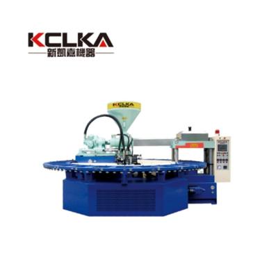 Chine KCLKA ​​Sandals PVC Single Color Air Injection Shoe-marking Machine Automatic Rotary Sandal Blowing Plastic Molding Machine à vendre