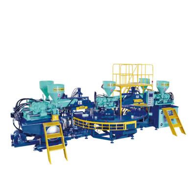 China Automatic Plastic Shoe Factory KCLKA ​​PVC Plastic Five Color Upper Molding Machine Shoe Making Five Injector Machine zu verkaufen