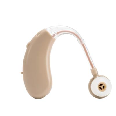 China Bte analog hearing aid usb rechargeable sound amplifier deaf-aid audiphone behind the ear for sale