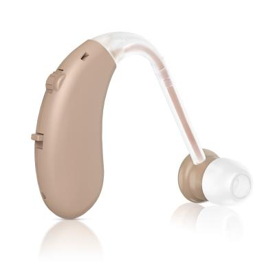 中国 Rechargeable deaf analog hearing programmable hearing aid sound amplifier with microphone 販売のため