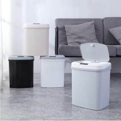 China 2020 15 L ABS smart trash cans sustainable touchless recycle automatic sensor electronic trash can for sale