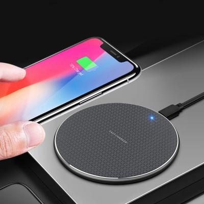 China Amazon 10W Wireless Charger Certified Mobile Phone Max Fast Wireless Charging Pad Compatible with iPhone Samsung for sale