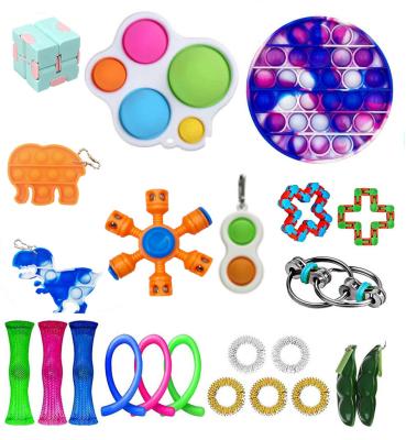 China Relieve Stress Reliever Anti Stress Stress Reliever Kids Adults Kids Sensory Bubble Kit Autism Toy Set for sale