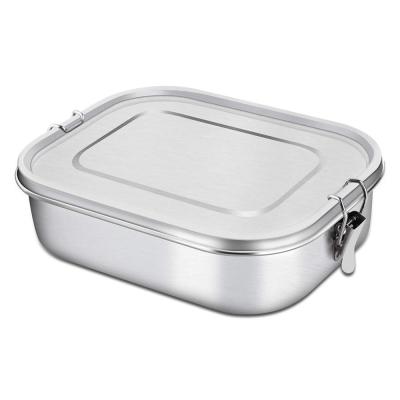 China Wholesale Custom Eco-Friendly Freshness Preservation Stainless Steel Kids Lunchbox Storage Set Metal Food Container Lunch Box for sale