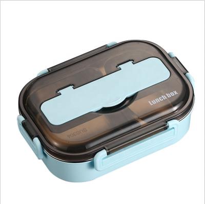 China Eco Lunch Box Metal Microwavable Bento Box Lunch Box For Kids Stainless Steel Lunch Box for sale