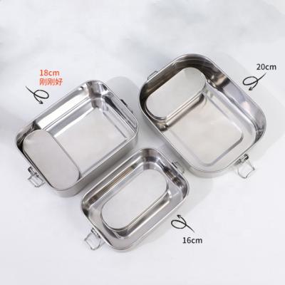 China Mini 304 Stainless Steel Food Storage Canister Pill Metal Oval Rectangular Viable Container Organizer Mini Storage Box for sale