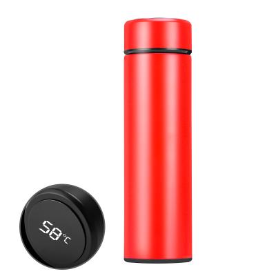 China Business new stainless steel temperature display cheap thermo led smart water bottle for sale