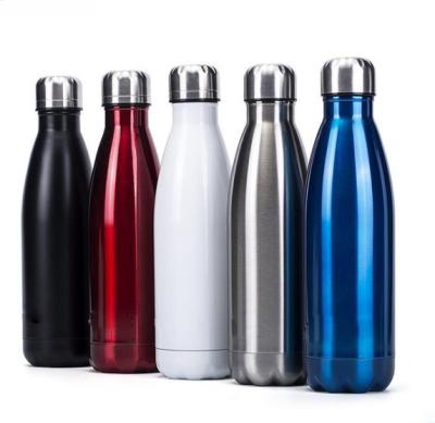 China Sustainable Hot Type Sports Amazon Sale Stainless Steel Cola Shape Thermal Insulated Water Bottle Metal Bottle for sale