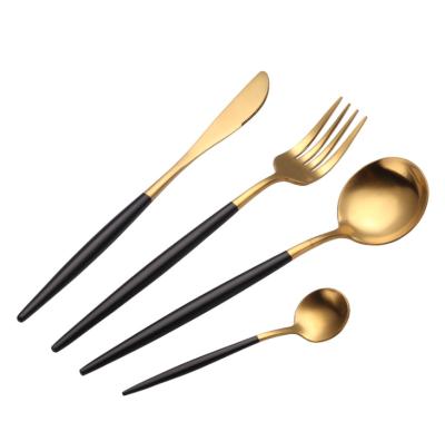 China Sustainable 4PCS Stainless Steel Dinnerware Sets Cutlery Set for sale