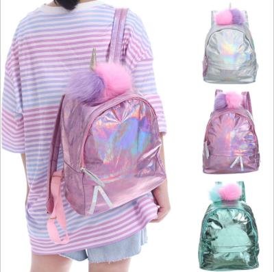 China Girls Waterproof Unicorn Running Backpack Cheap Sequin Backpack for sale