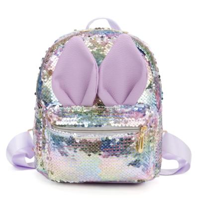 China New design fashion glitter backpack wholesale anti-theft sequin backpack for sale