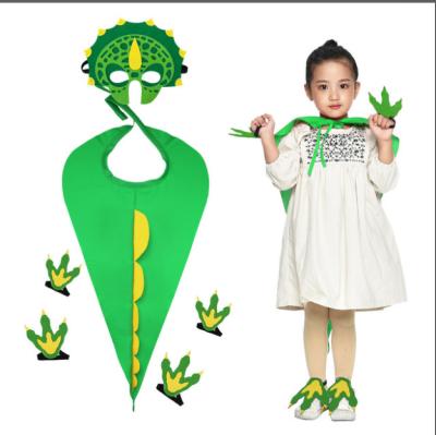 China Latest Cotton Design Boys Party Animal Costume Cape Kids Dinosaur Costume Cape for sale