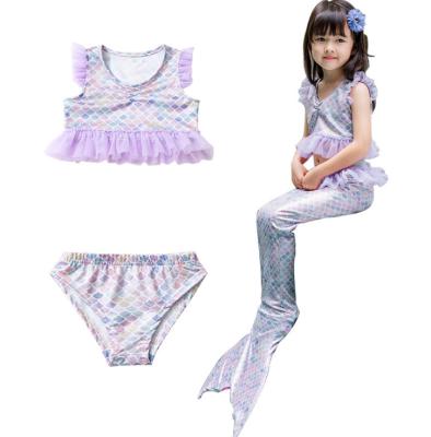 China 2019 Anti-UV Girls Mermaid Swimwear Mermaid Fancy Bikini Set for sale