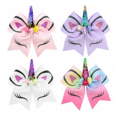 China Latest Design Babies Cute Unicorn Hair Clips Eco-friendly Unicorn Hair Clips for sale