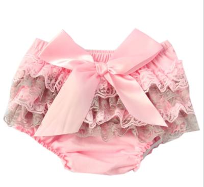 China Wholesale Cute Breathable Baby Lace Bloomers Cheap Baby Lace Bloomers for sale