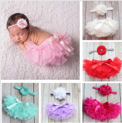 China Anti-wrinkle babies summer newborn tutu ruffled panties tutu with diaper for sale