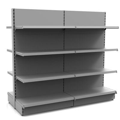 China Double side euro supermarket double side shelf, supermarket rack, gondola shelf for sale