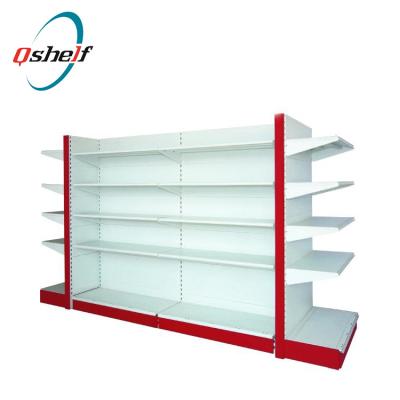 China Widely Used Double Sided Gondola Supermarket Shelf With Dividers for sale