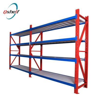 China Suitable for outdoor ISO certificate rack / steel shelf storage /warehouse equipment for sale