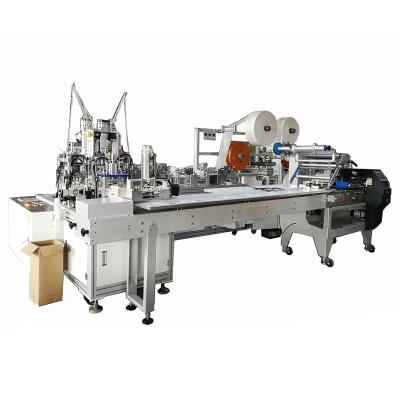 China Masks Making Machine 3ply Automatic Facemask Making Line Automatic Mask Machine Double Nose Mask Machine for sale