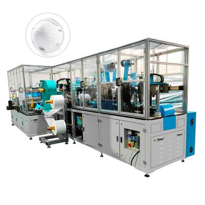 China Factory Automatic N95 3D 1860 8210 Cup Dust Mask Making Machine FFP2 FFP3 KN95 Mask Respirator Production Line for sale