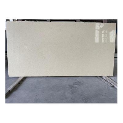 China Easy To Install And Maintain Classic Series Beige Quartz Stone Kitchen Artificial Quartz Stone for sale