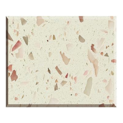 China Easy To Install And Maintain Interior Wall Plate Decorations Synthetic Material Quartz Stone Slab for sale