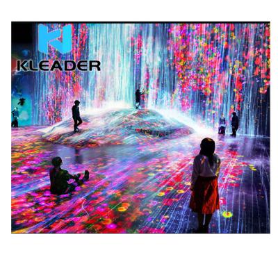 China Wall Mounted Interactive 3D Wall/Floor Projection 5D AR Games For Kids Playground Display Screen Holographic Digital Art Show Software for sale