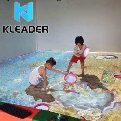 China Child World Magical Kids Indoor/Outdoor Virtual Reality (Support Only Outdoor Night) Catch Interactive Projection Floor Sand Playground Device 3d Kleader Beach Hologram for sale