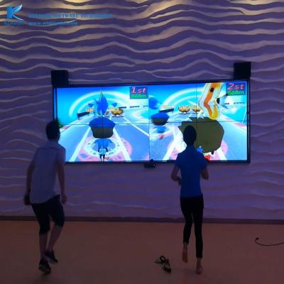 China Newest AR projection projection interactive parkour game interactive game system games for kid games for sale