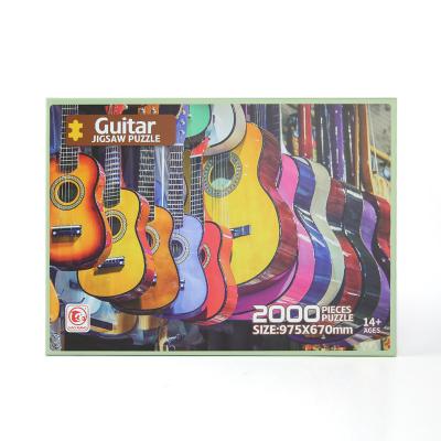 China DIY TOY Multi Colored Guitar Jigsaw Puzzle Difficult Adult 2000 Pieces for sale