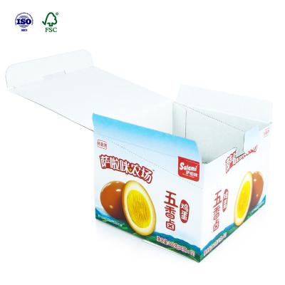 China Recyclable Eco Friendly Custom Snack Package Corrugated Paper Box for sale