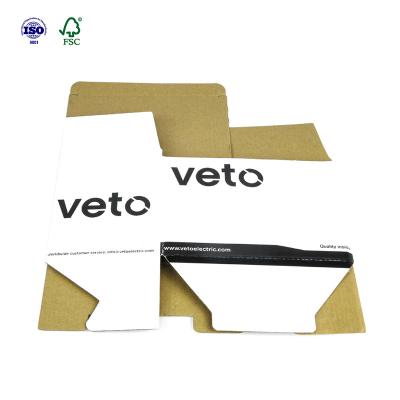 China Wholesale Price Recyclable Eco Friendly White Corrugated Paper Box Packaging for sale